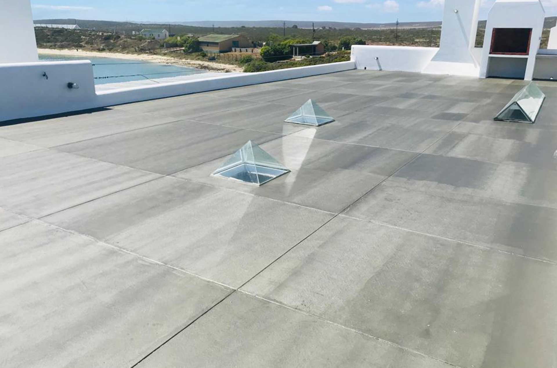 ECOCRETE APPLIED AS A WATERPROOFING