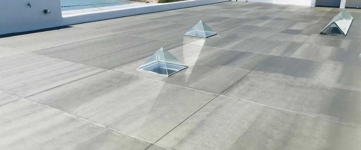 ECOCRETE APPLIED AS A WATERPROOFING